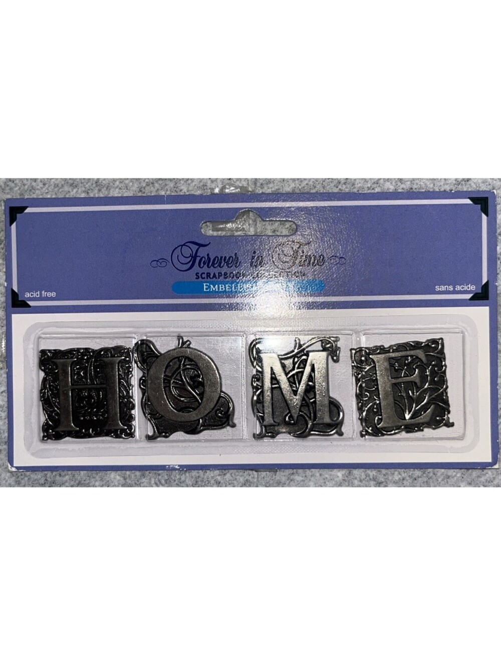 Forever In Time Scrapbook Collection Embellishments “HOME”